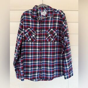 SGR Men's Plaid Flannel Shirt